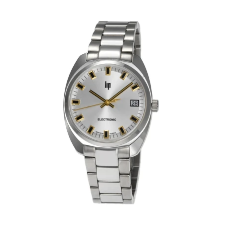 Lip Général De Gaulle Classique 35 mm 671879 Quartz Acier Blanc