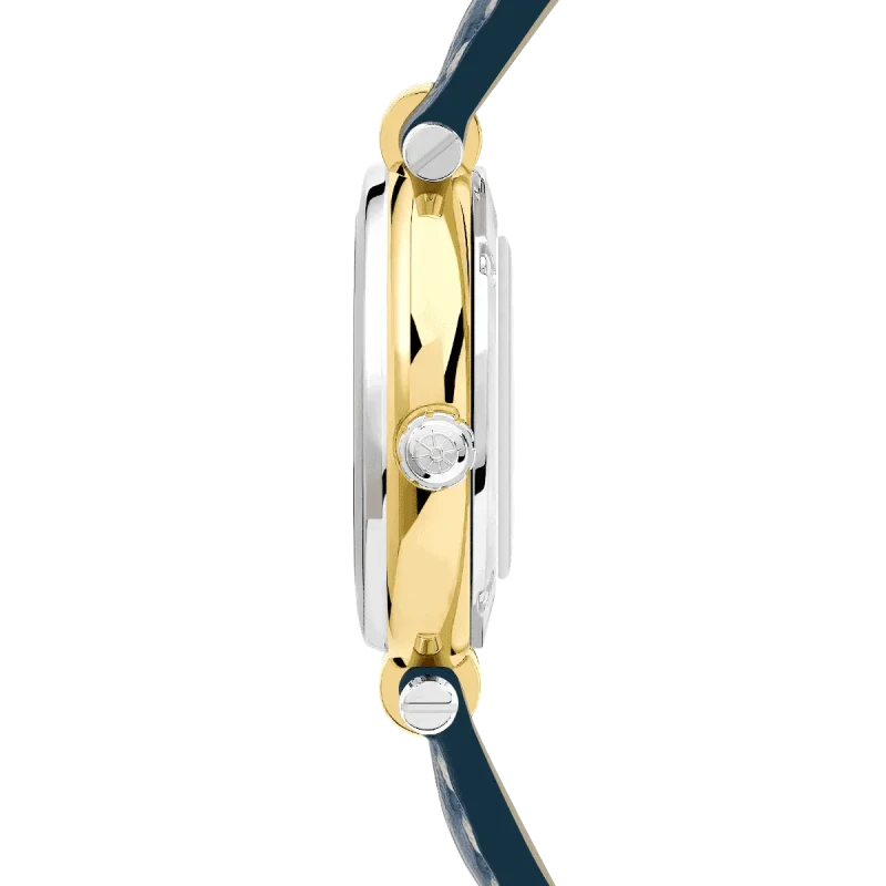 Michel Herbelin Newport Originals 14255T35 Bleu Cuir Or Jaune Femme