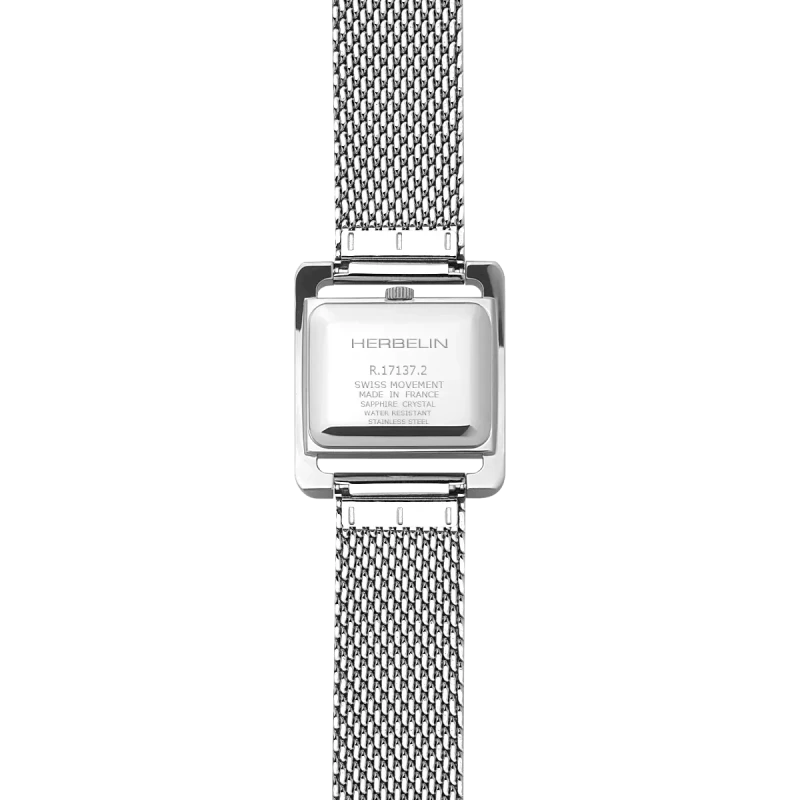 Michel Herbelin V Avenue Quartz Nacre 17137AP19B Milanaise Argent