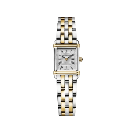 Michel Herbelin Art Déco Quartz Bicolore 17478BT08 Argent Or Jaune