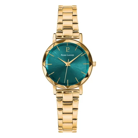 Montre Femme Pierre Lannier Multiples 012P562 Cadran Vert Doré