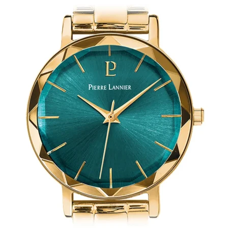 Montre Femme Pierre Lannier Multiples 012P562 Cadran Vert Doré