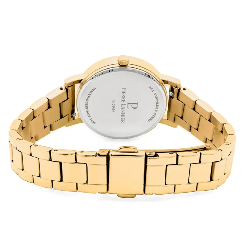 Montre Femme Pierre Lannier Multiples 012P562 Cadran Vert Doré