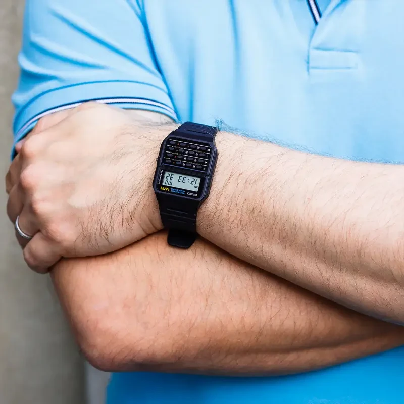 Montre Casio Vintage CA-53W-1ER Calculatrice Rétro 80s