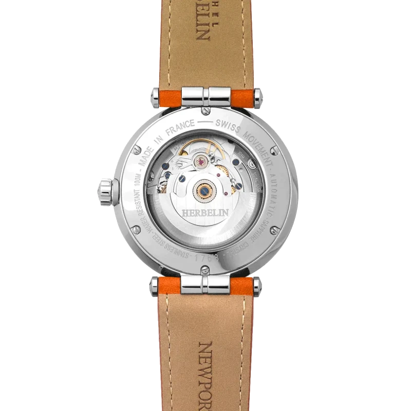 Michel Herbelin Newport – cuir camel – 1768A15GD dos