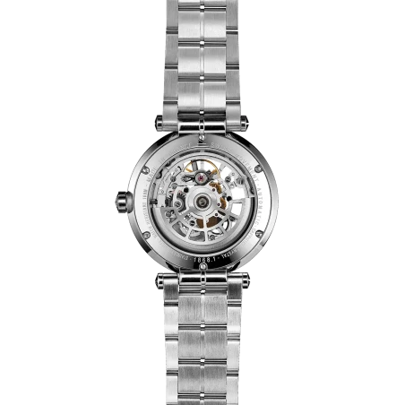 Michel Herbelin Newport – squelette – automatique – acier – 1768A15GD vue de dos