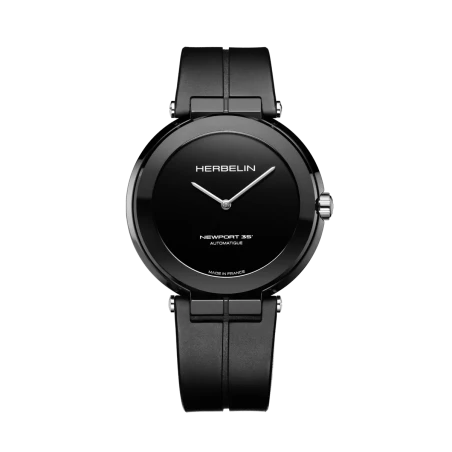 NEWPORT – automatique – céramique – noire – 1335CRN04 vue de face