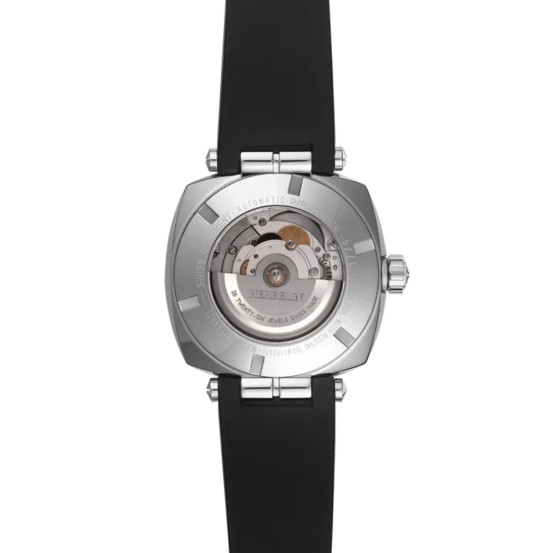 Michel Herbelin Newport – diver – noir –1774AN14CA vue de dos