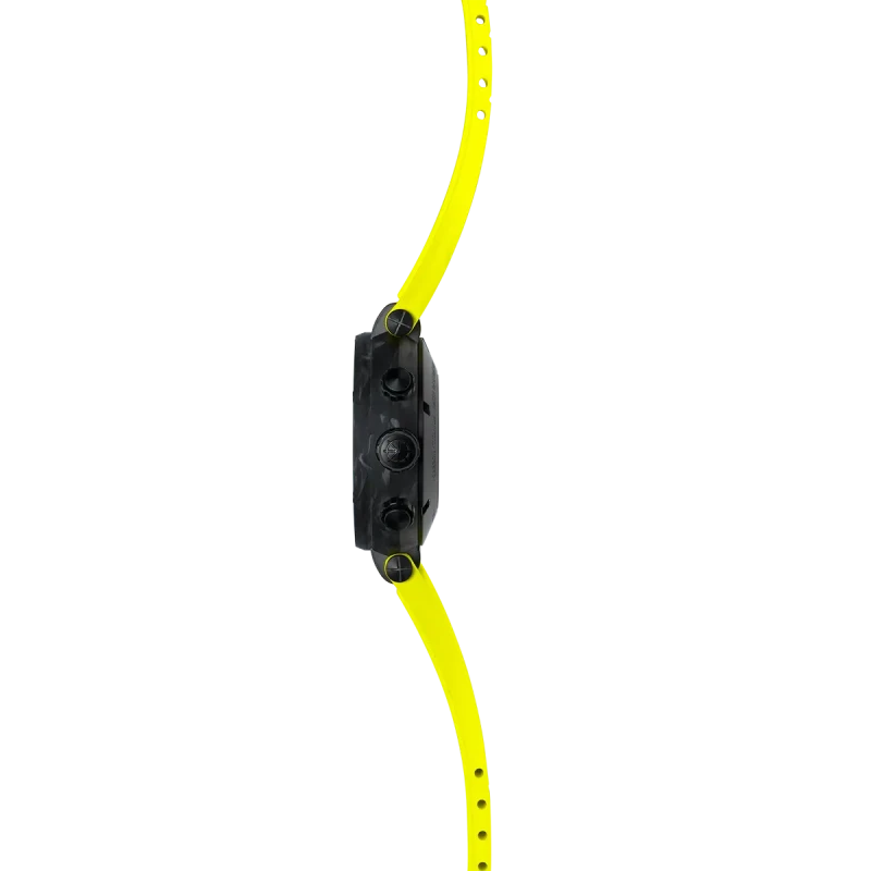 Michel Herbelin Newport – carbone titane – jaune – 288CTN14CY vue de coter