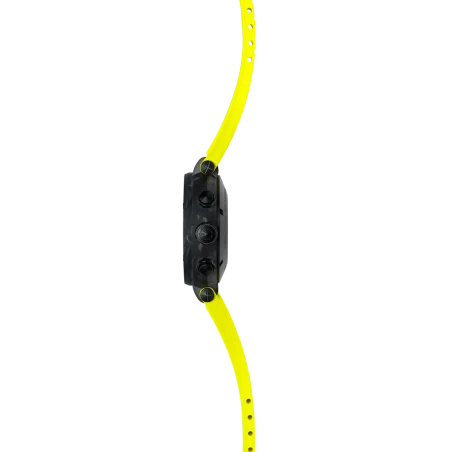 Michel Herbelin Newport – carbone titane – jaune – 288CTN14CY vue de coter