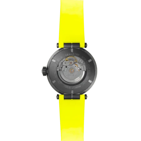 Michel Herbelin Newport – carbon – titane – jaune – 1788CTN14CY vue de dos
