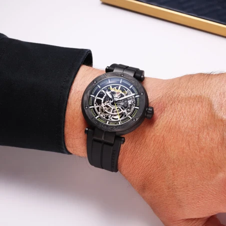 Michel Herbelin Newport – squelette – noir – 1888SQCTN14CA vue porter