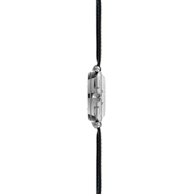 Michel Herbelin newport – chrono – automatique – acier cuir – 268A65 vue de coter