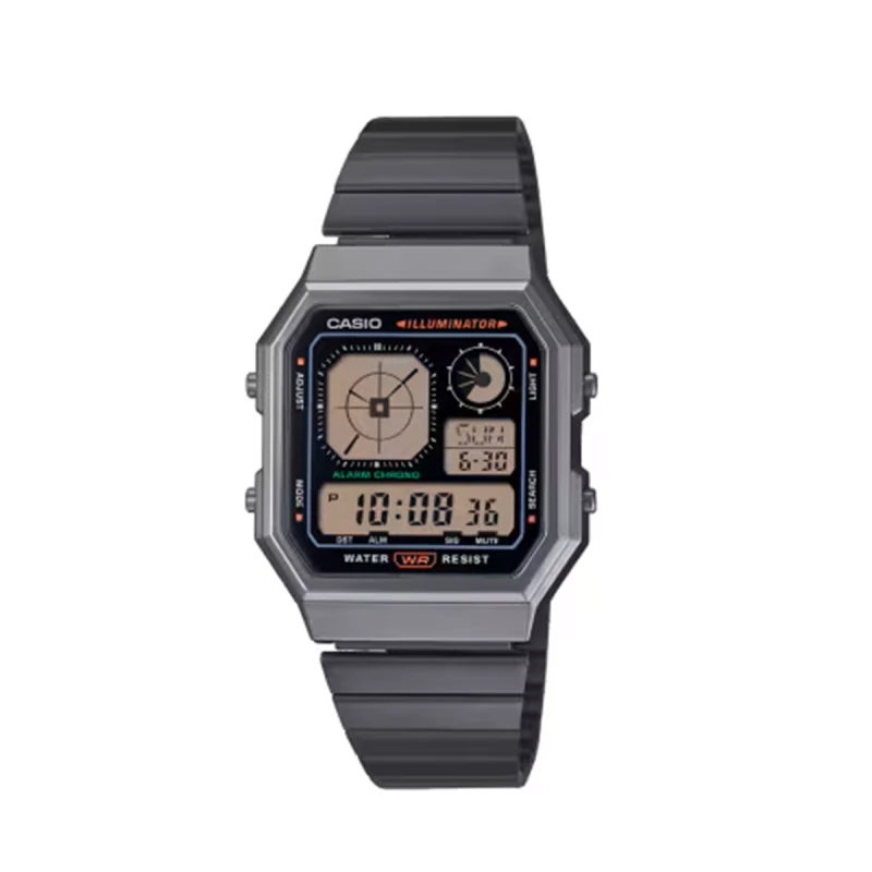 montre CASIO Edgy Collection A130WEGG-1A vue de face