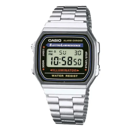 montre casio iconic vintage A168WA-1 vue de face