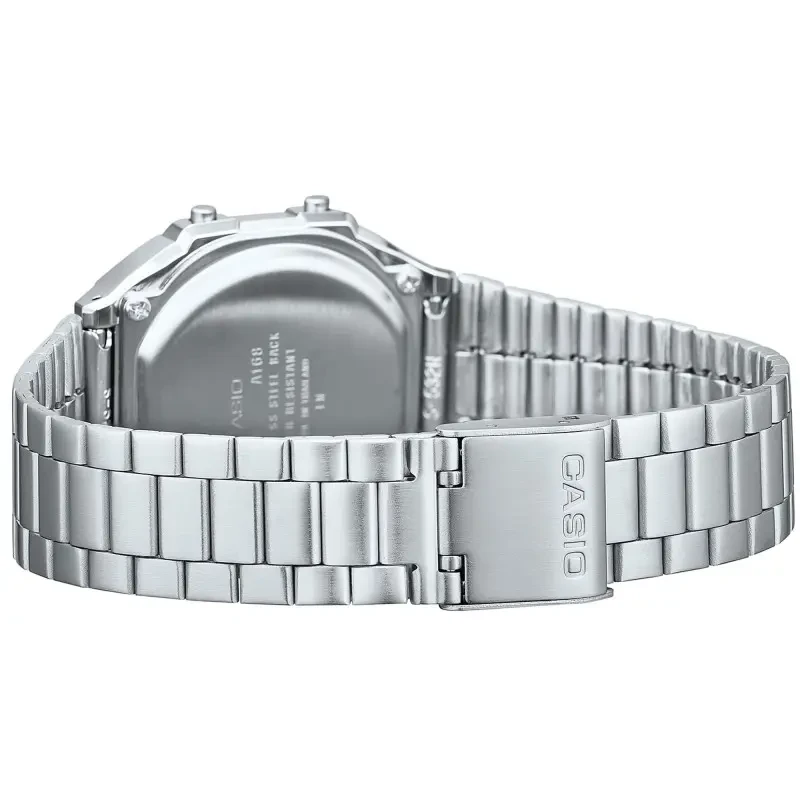 montre casio iconic vintage A168WA-1 vue de dos