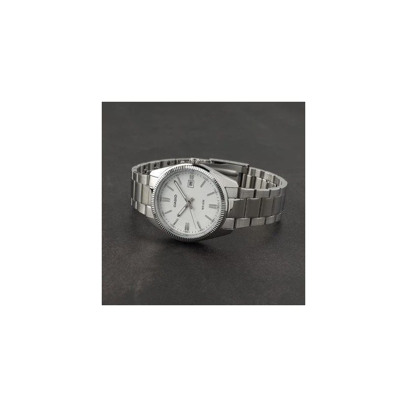 Montre casio Timeless argent MTP-1302PD-7A1V vue de face