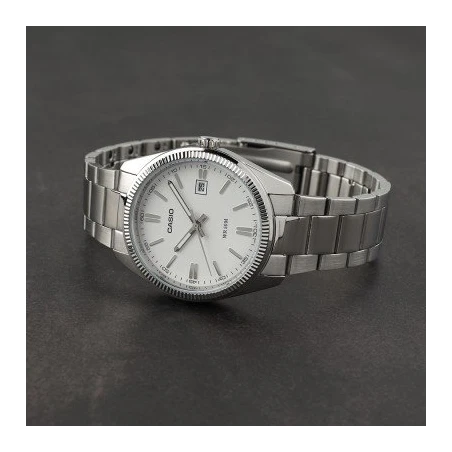 Montre casio Timeless argent MTP-1302PD-7A1V vue de face