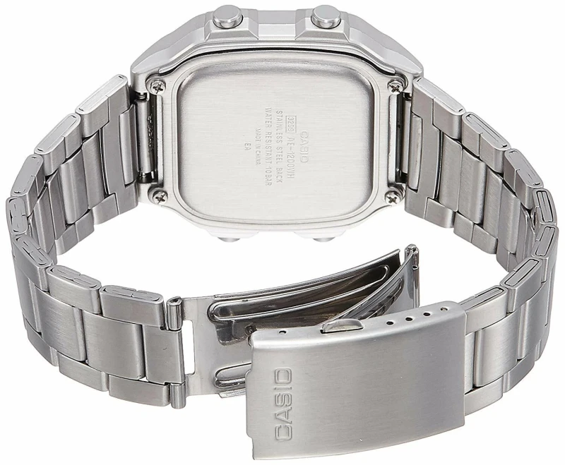 Casio - Montre Casio Timeless en Acier Argenté-AE-1200WHD-1AV