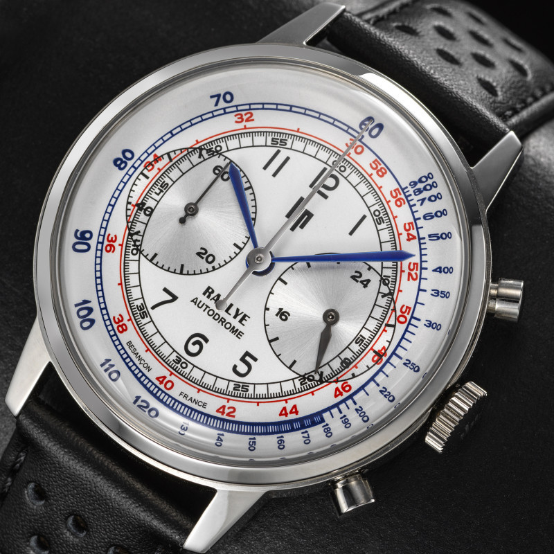 LIP - Montre LIP - Rallye 40mm - Méca-Quartz - Chronographe Autodrome