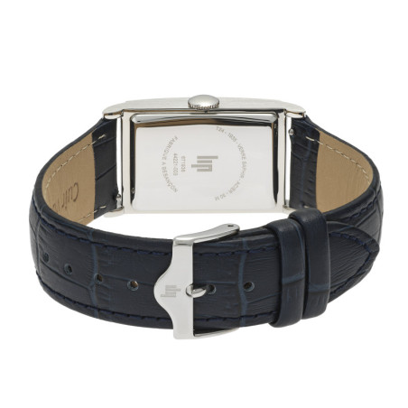 LIP - Montre LIP - Churchill T24 - Petite Seconde - Cuir Bleu Alligator