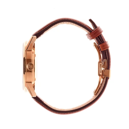LIP - Montre LIP - Himalaya 40mm - Automatique Coeur Battant - Bracelet Marron