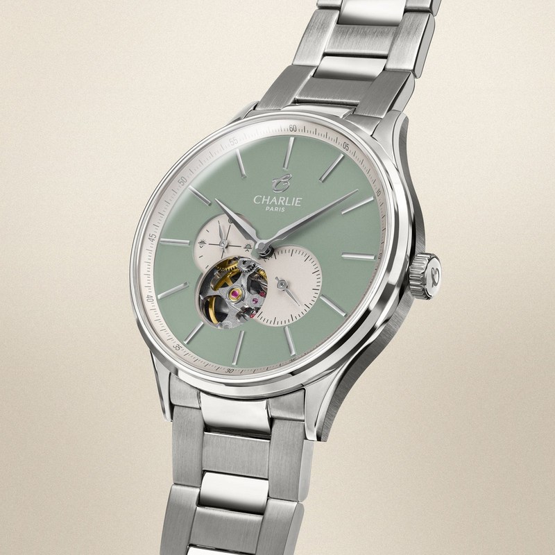 Charlie Paris - INITIAL Cœur Ouvert Spring Green