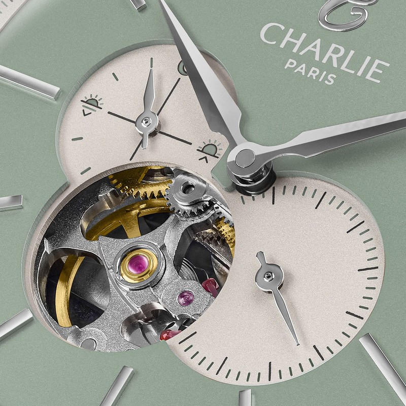 Charlie Paris - INITIAL Cœur Ouvert Spring Green