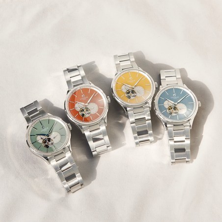 Charlie Paris - INITIAL Cœur Ouvert Orange Sunset