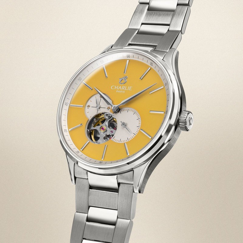 Charlie Paris - INITIAL Cœur Ouvert Yellow Sunshine
