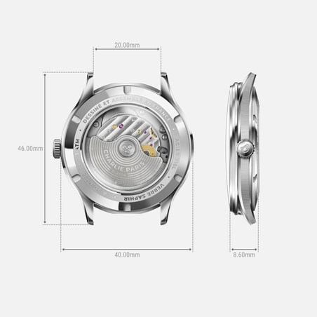 Charlie Paris - INITIAL Slim Gris