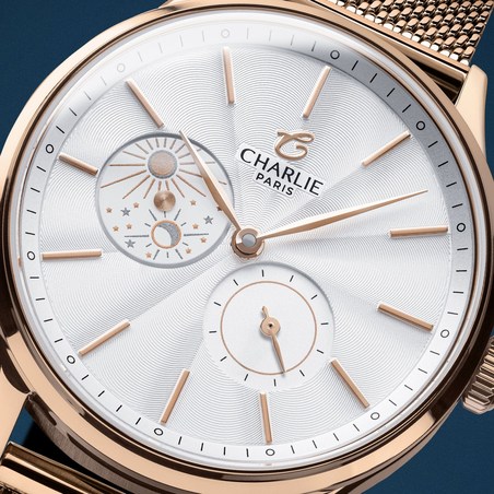 Charlie Paris - INITIAL 36 Jour/Nuit Doré Rose