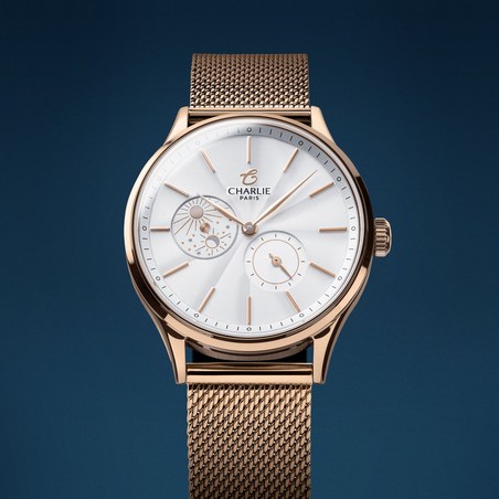 Charlie Paris - INITIAL 36 Jour/Nuit Doré Rose