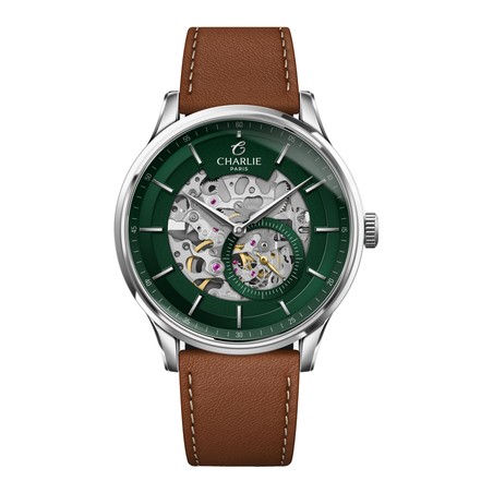 Charlie Paris - INITIAL Squelette Vert