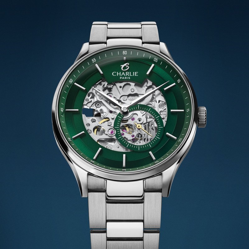 Charlie Paris - INITIAL Squelette Vert