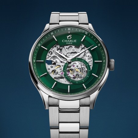 Charlie Paris - INITIAL Squelette Vert
