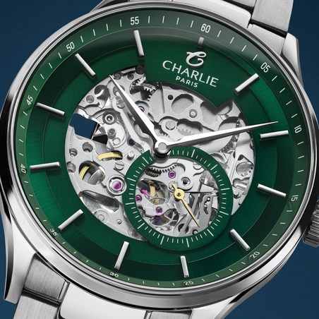 Charlie Paris - INITIAL Squelette Vert