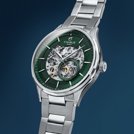 Charlie Paris - INITIAL Squelette Vert