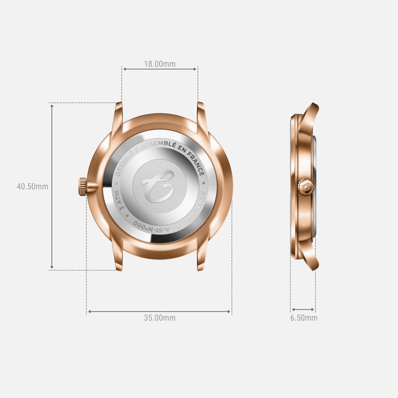 Charlie Paris - SULLY 35 Doré rose