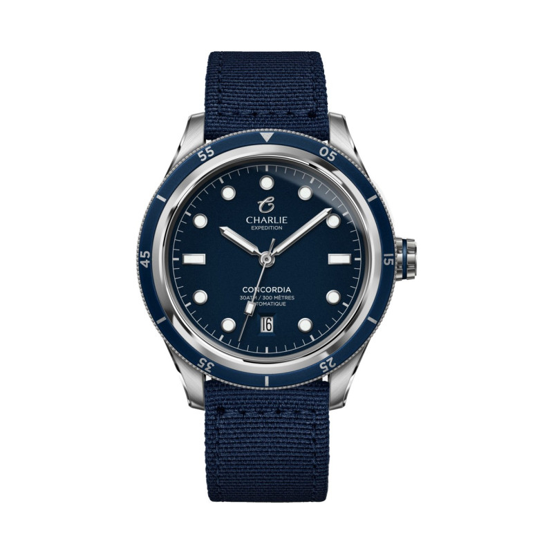 Charlie Paris - CONCORDIA Automatique Bleu Antarctique