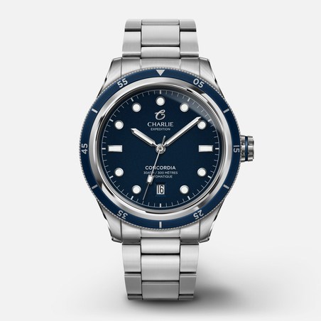 Charlie Paris - CONCORDIA Automatique Bleu Antarctique