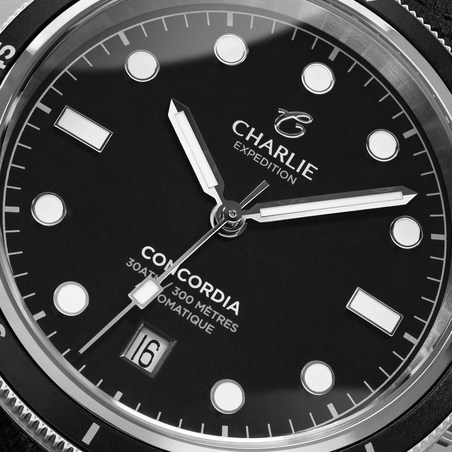 Charlie Paris - CONCORDIA Automatique Noir