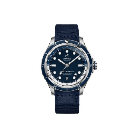 Charlie Paris - CONCORDIA GMT Bleu Antarctique