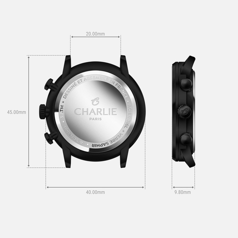 Charlie Paris - HORIZON Chronographe Blackbird