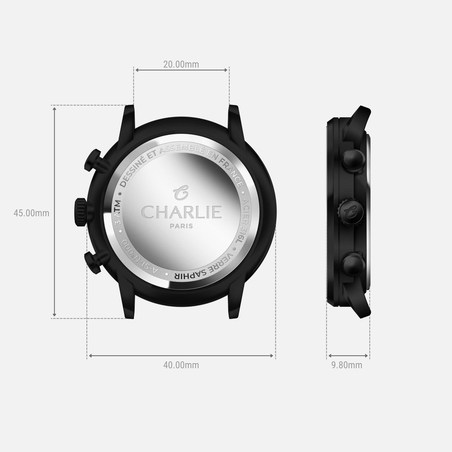 Charlie Paris - HORIZON Chronographe Blackbird