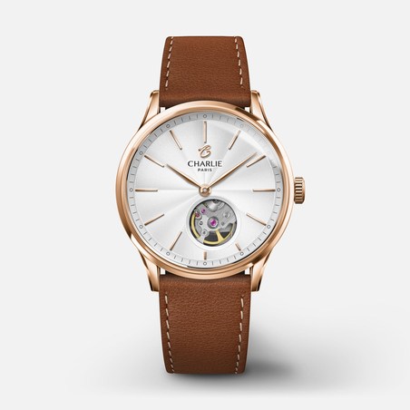 Charlie Paris - INITIAL 35 Cœur Ouvert Doré rose