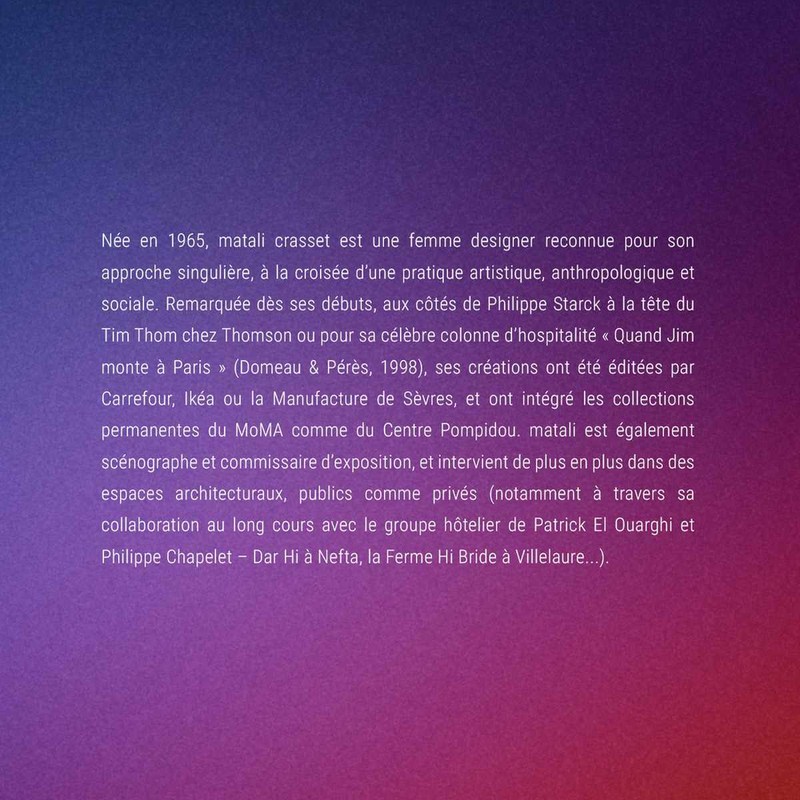 Charlie Paris - Chronochrome par Matali Crasset