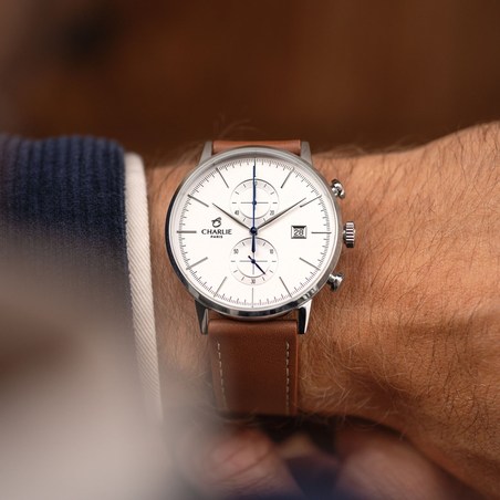 Charlie Paris - HORIZON Chronographe Blanc