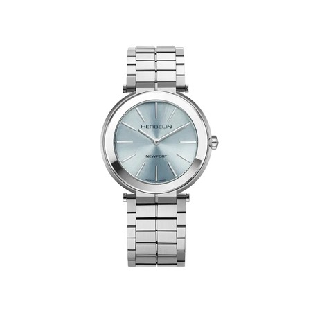 Montre Michel Herbelin Newport Slim Quartz Bleu Arctique Acier 2 19522B125