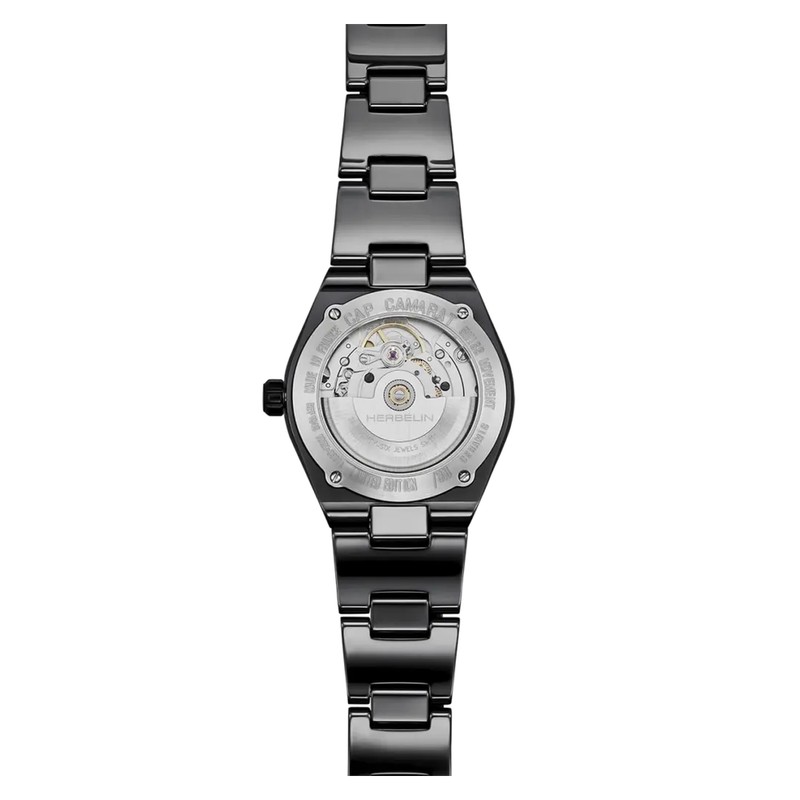 Montre Michel Herbelin Cap Camarat Automatique Ceramique Noir Poli 1545BCRN14P